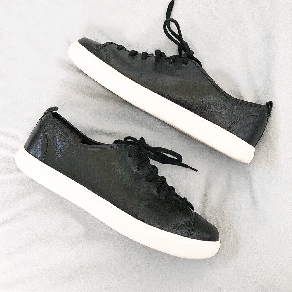 Cole Haan Black Leather Jennica Sneakers